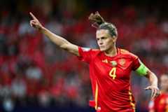 Irene Paredes, en un momento del partido ante Italia.