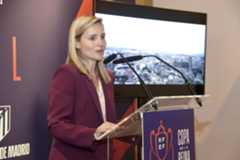 Reyes Bellver, en la presentación de la Copa de la Reina.