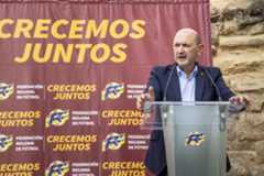 Rafael Louzán, en un acto de la Federación Riojana.