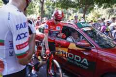 Jonas Vingegaard, tras decidirse la clausura del final de etapa de Madrid.