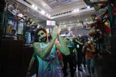 Ricky Rubio, a su salida del Palacio de los Deportes de Granada, este domingo.