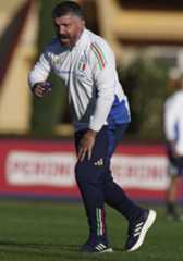 Gattuso, en un entrenamiento.
