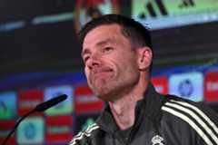 Xabi Alonso, en rueda de prensa.