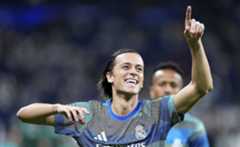 Carreras, en el Bernabéu.