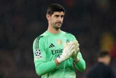 Courtois, en Anfield.