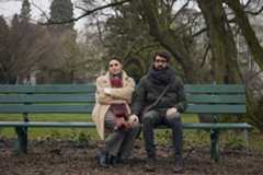 Amaia Salamanca y David Verdaguer en un momento de Siempre es invierno.