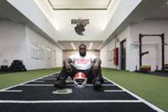 Celestin Ngimbi, en la entrevista con EL MUNDO.