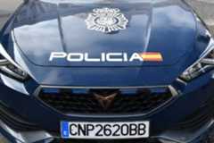 Un coche de la Policía Nacional.