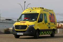Una ambulancia del Centro de Emergencias Sanitarias 061.