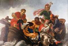 Martirio de San Clemente I, por Pier Leone Ghezzi.