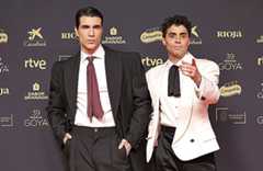 Javier Calvo y Javier Ambrossi, los Javis, en los Goya 2025.