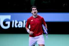 Munar, ante Lehecka, este jueves.