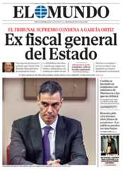 Portada de EL MUNDO del viernes 21 de noviembre de 2025.