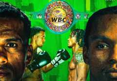 Cartel del combate David Benavidez vs Anthony Yarde.