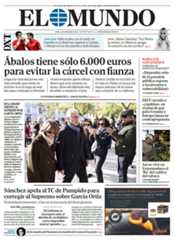 Portada de EL MUNDO del lunes 24 de noviembre de 2025.