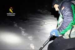 Captura del vídeo de los equipos de rescate en Huesca.