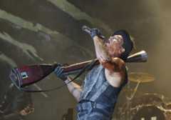 Rammstein, en un concierto en Bilbao, en 2010.