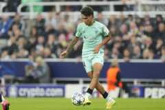 Selton Sánchez, en su debut con el Athletic, ante el Newcastle.