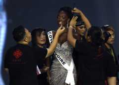 Olivia Yacé, durante el concurso de Miss Universo celebrado en Tailandia