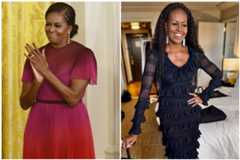 El antes y después de Michelle Obama.