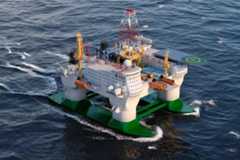 Una impresión artística de la nueva isla flotante.