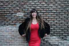 La nutricionista Verónica Chazín posa en una céntrica calle de Madrid.