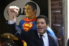 El líder de Chega, André Ventura, en un acto de campaña en las elecciones de municipales de 2025.