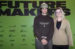 Bruno Casanovas y Grace Beverley, en el foro Future Makers.
