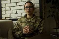 Viktoriia Honcharuk, doctora de combate en el ejército de Ucrania y representante de su país en la Conferencia de Seguridad de Múnich.