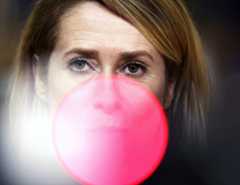 La jefa de la diplomacia comunitaria, Kaja Kallas, en Bruselas a finales de enero, durante una cumbre de la UE.