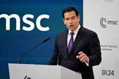 Marco Rubio, en la Conferencia de Seguridad de Múnich.
