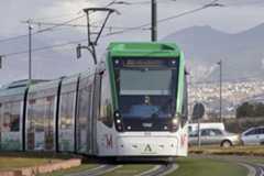 Una conductora del metro de Granada.