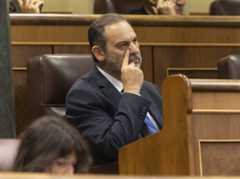 José Luis Ábalos, en el Congreso.