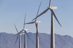 El parque eólico de Gouda, en Sudáfrica, cuenta con una potencia de 138 MW.