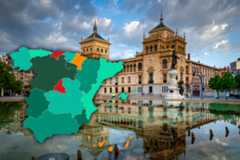 Vistas del centro de Valladolid, en Castilla y León, la comunidad donde más suben las compraventas.