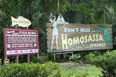 Homosassa Springs signs