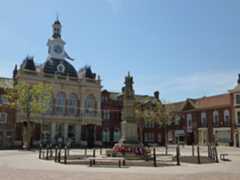 Retford Town Hall and Market Square