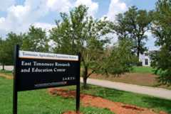 Roadside entrance sign