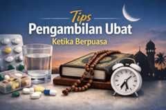 cara ambil ubat ketika puasa