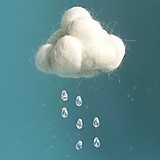 外は雨