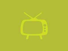 Outline of a TV with an antenna