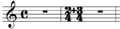 "Plus" symbol baseline doesn't match common time signature baseline