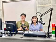 Yushi joins Wanson in the Rti studio. (Photo: Wanson Wang)