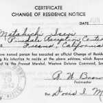 Change of Residence Notice