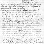 Letter written by an Issei man to his family