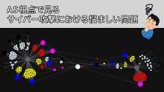 「AS視点で見るサイバー攻撃における悩ましい問題」のイメージ