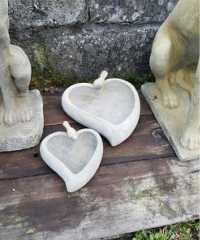 Heart Birdbaths