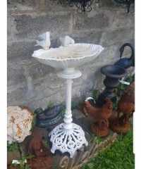 Cast Iron Bird Bath - Tall