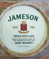 Barrel Lid Sign - Jameson - 2