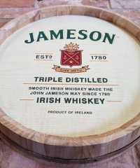 Barrel Lid Sign - Jameson
